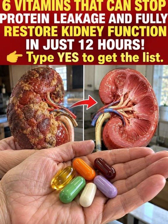The Silent Signal in Your Urine: 6 Crucial Vitamins That Can STOP Kidney Protein Leakage & Restore Vitality!