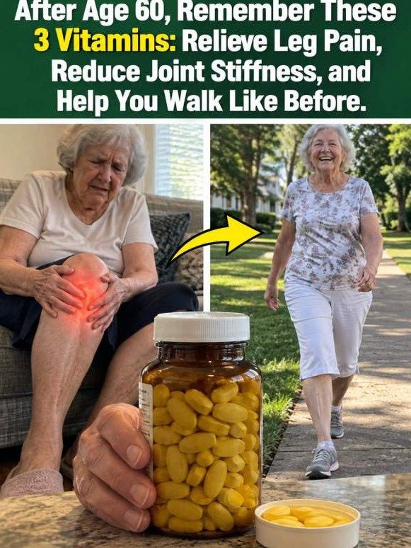 Why Your Legs Feel Like Lead (It's NOT Age!) The 3 Vitamins You NEED to Know NOW