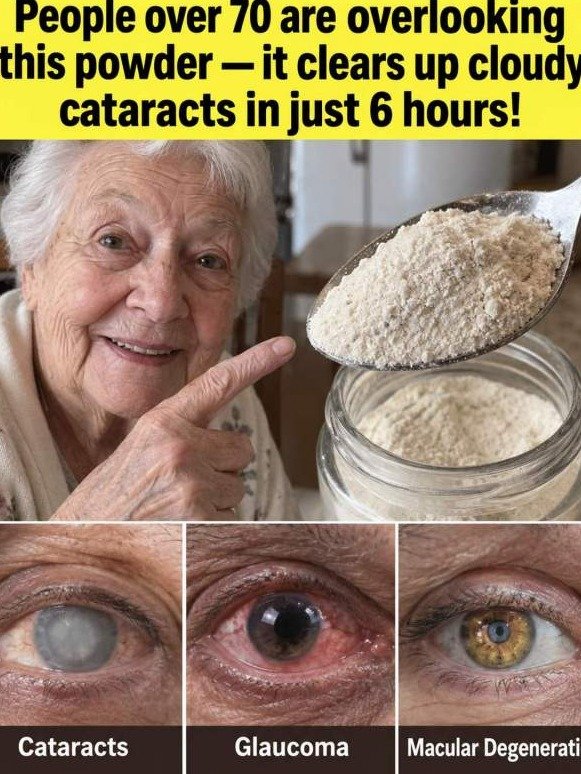 The Hidden Truth: Why Your Vision Is Blurry (And The Simple Powder That Flushes Cataracts FAST)