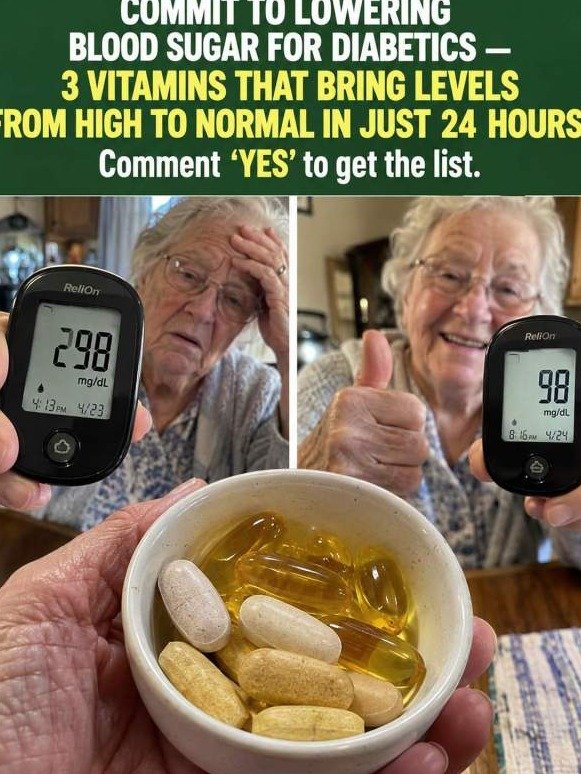 Your Body Is Fighting You: 3 Overlooked Vitamins That FORCE Wild Blood Sugar Back Down (Before It's Too Late)