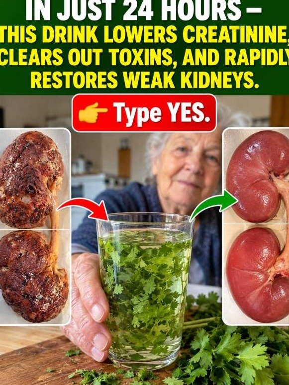 70+ And Creatinine Won't Budge? This ONE Green Drink Changes EVERYTHING For Your Kidneys